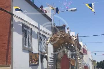 Telde rinde honores a su alcaldesa perpetua (Foto Miguel Florido)
